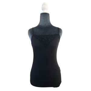 Hollister Tank Top Lace Sheer Fairy Whimsygoth Gothic Dark Romantic Y2K Large